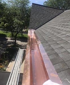 Copper Gutter Installation Milwaukee