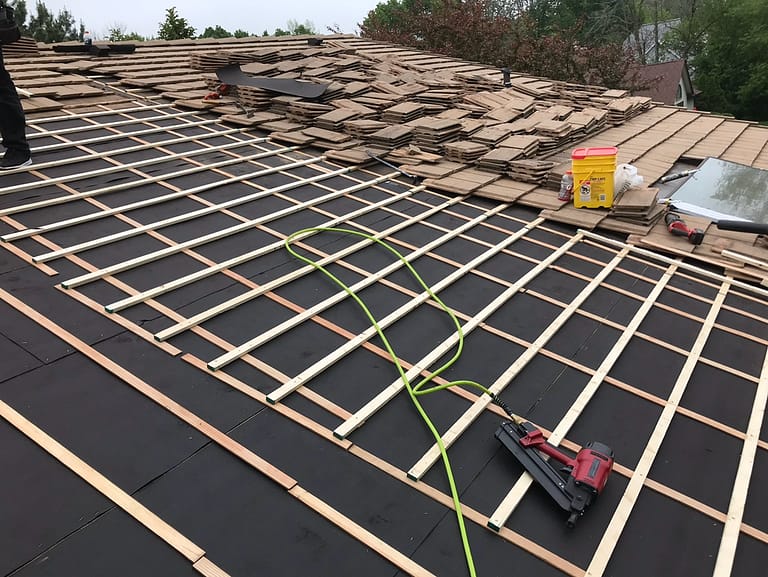 Concrete Tiles on Milwaukee Roof Installation